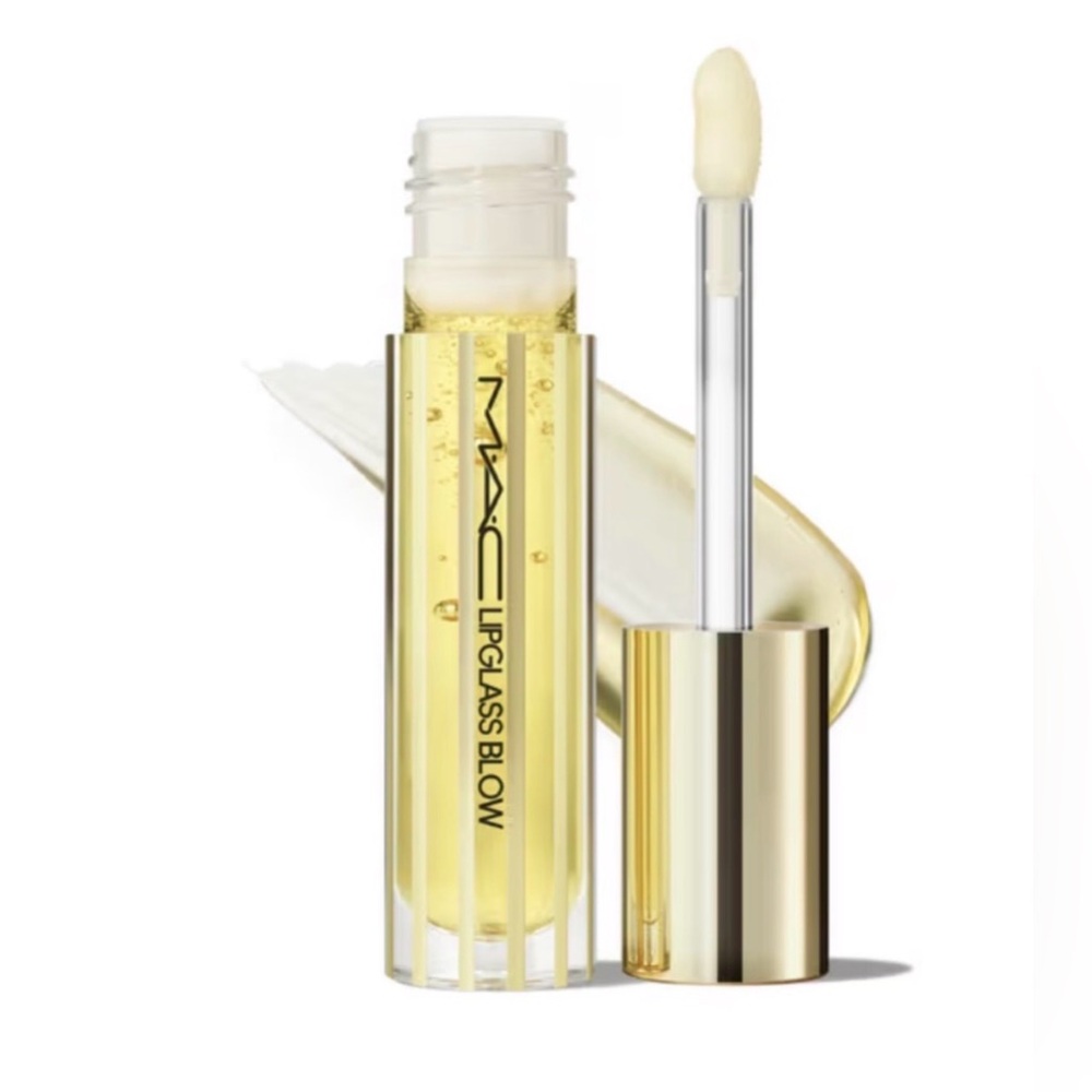 MAC Lipglass Blow Plumping Oil in GINGER ZINGER Full Size 0.17 fl oz New in Box